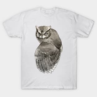 Screech Owl Cute Realistic T-Shirt